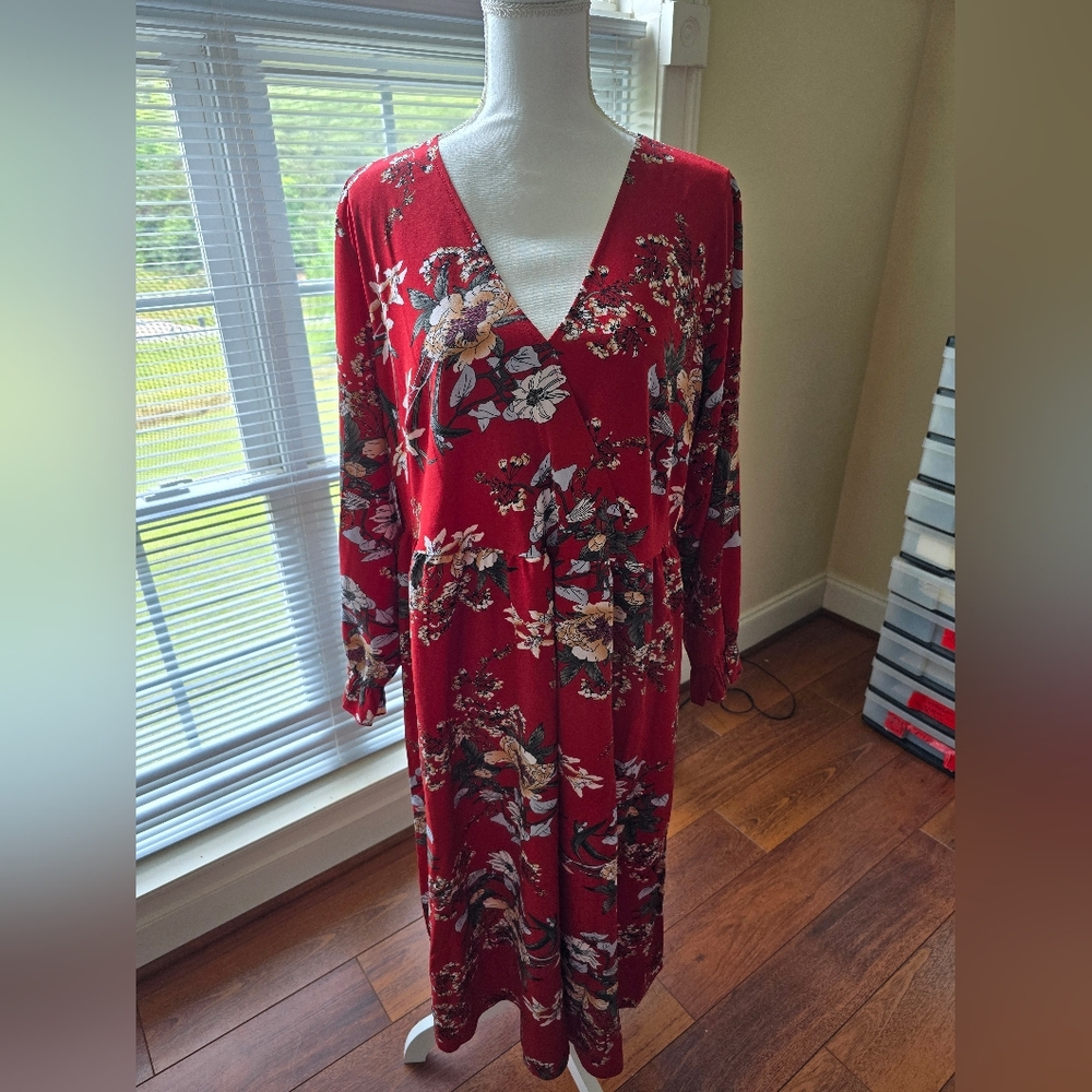 Shein Curve Red Dress